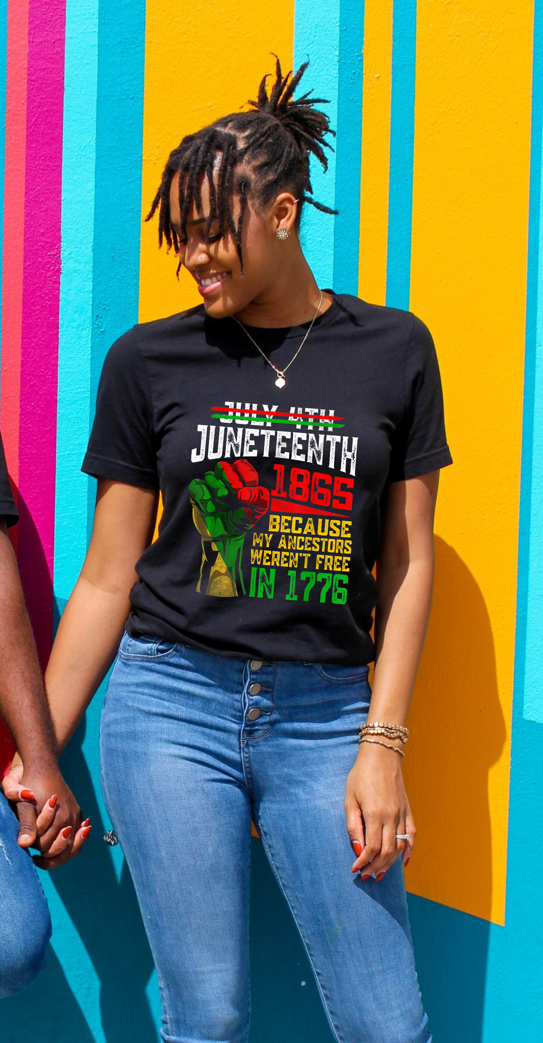 Juneteenth screen print transfer RTS