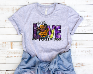 For the love of Halloween screen print transfer RTS B10