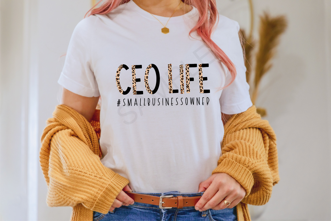 CEO life small business owner high heat screen print transfer RTS