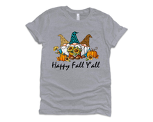 Load image into Gallery viewer, Happy Fall gnomes  screen print transfer RTS