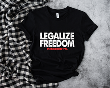 Load image into Gallery viewer, Legalize freedom screen print transfer RTS e3