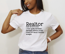 Load image into Gallery viewer, Realtor definition screen print transfer RTS