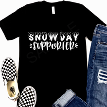 Load image into Gallery viewer, Snow day supporter screen print transfer RTS