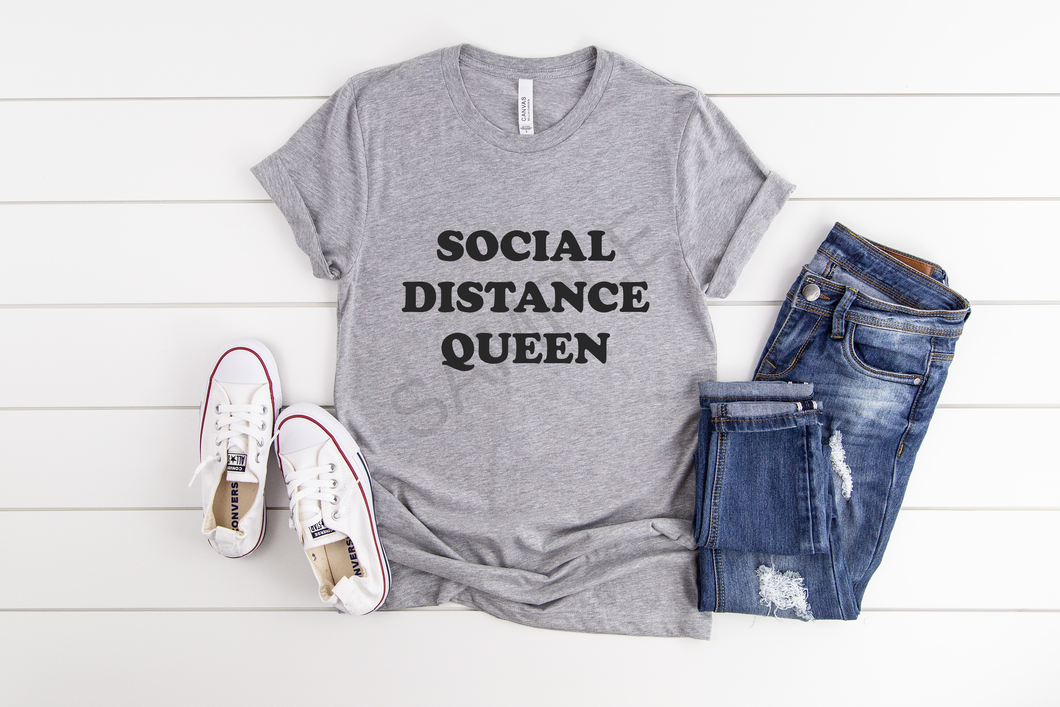 Social Distance Queen without crown digital download PNG