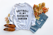 Load image into Gallery viewer, Softball is my favorite season screen print transfer RTS