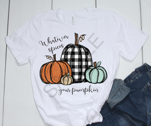 Whatever spices your pumpkin fall design