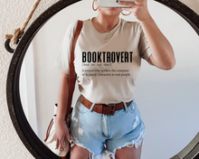 Load image into Gallery viewer, Booktrovert definition screen print transfer RTS