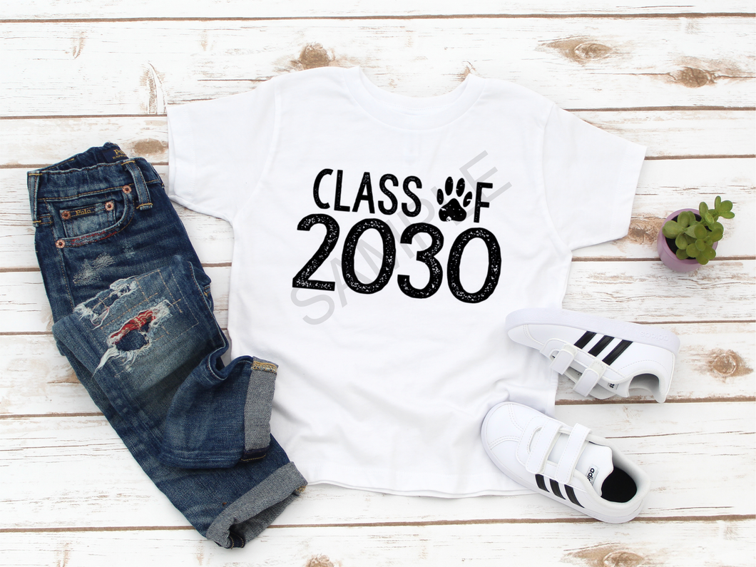 Class of 2030 toddler sized (8