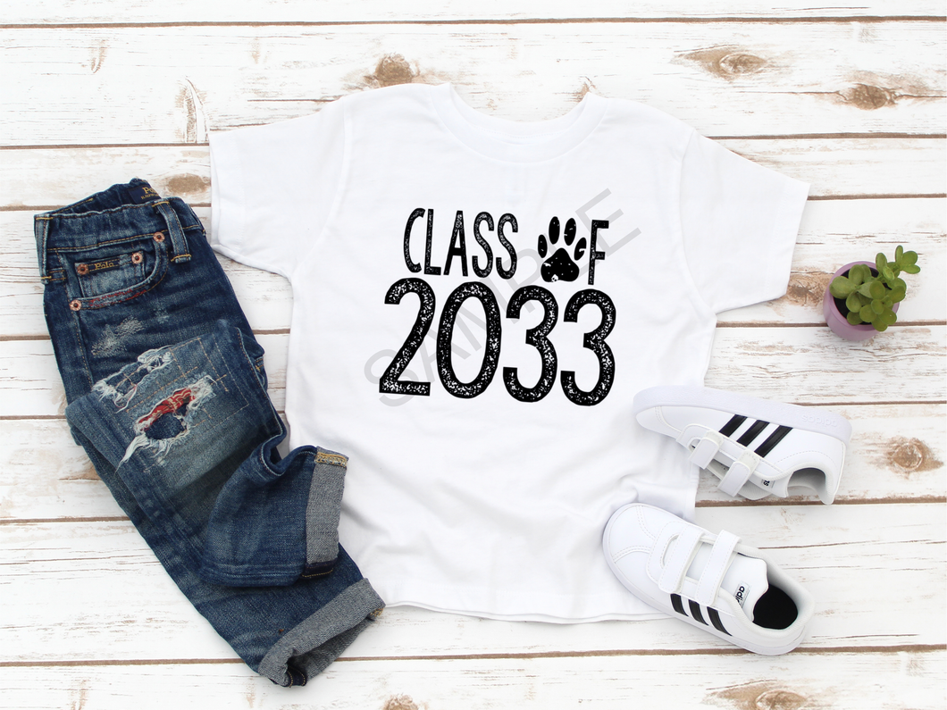 Copy of Class of 2033 toddler sized (8