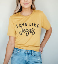 Load image into Gallery viewer, Love like Jesus screen print transfer RTS A11