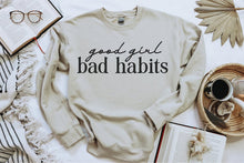 Load image into Gallery viewer, Good girl bad habits screen print transfer RTS