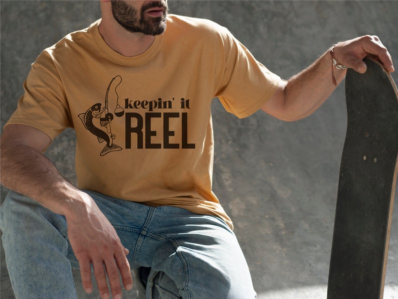 Keepin it reel screen print transfer RTS A12