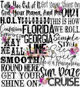 Florida Georgia Line fan country western music collage