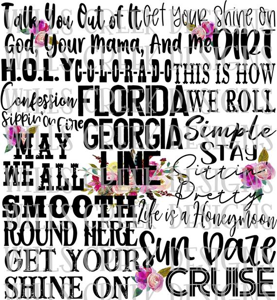Florida Georgia Line fan country western music collage
