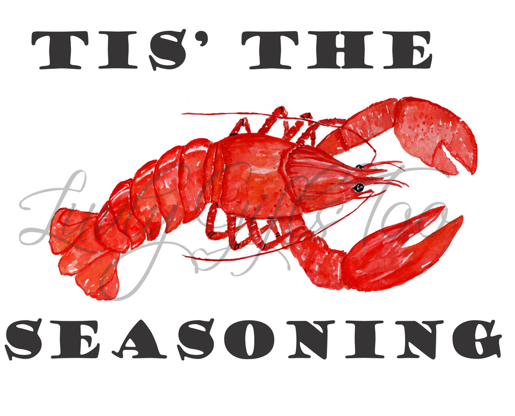 Crawfish season sublimation transfer heat press ready image