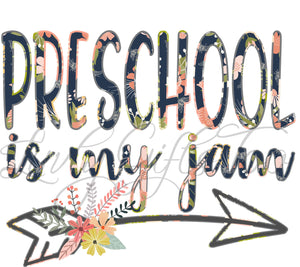 Back to school grade level is my jam shirt preschool through fifth grade sublimation transfer heat press ready image