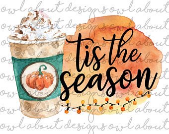 Pumpkin spice lover pumpkin spice everything coffee lover fall sublimation transfer heat press ready image design diy