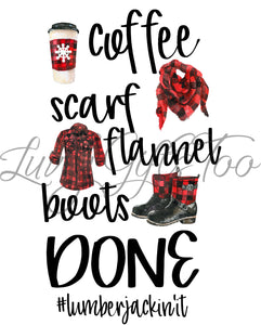 lumberjack plaid fall items favorite season sublimation transfer heat press ready image