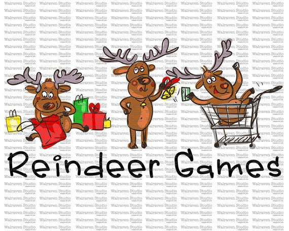 Reindeer games family fun shenanigans christmas holiday sublimation chromablast laser transfer heat press ready images