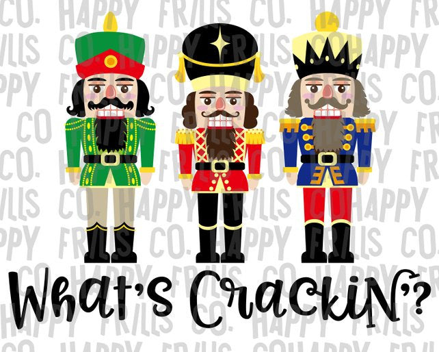 What's crackin nutcracker sublimation transfer heat press ready image