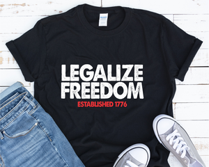 Legalize freedom screen print transfer RTS e3