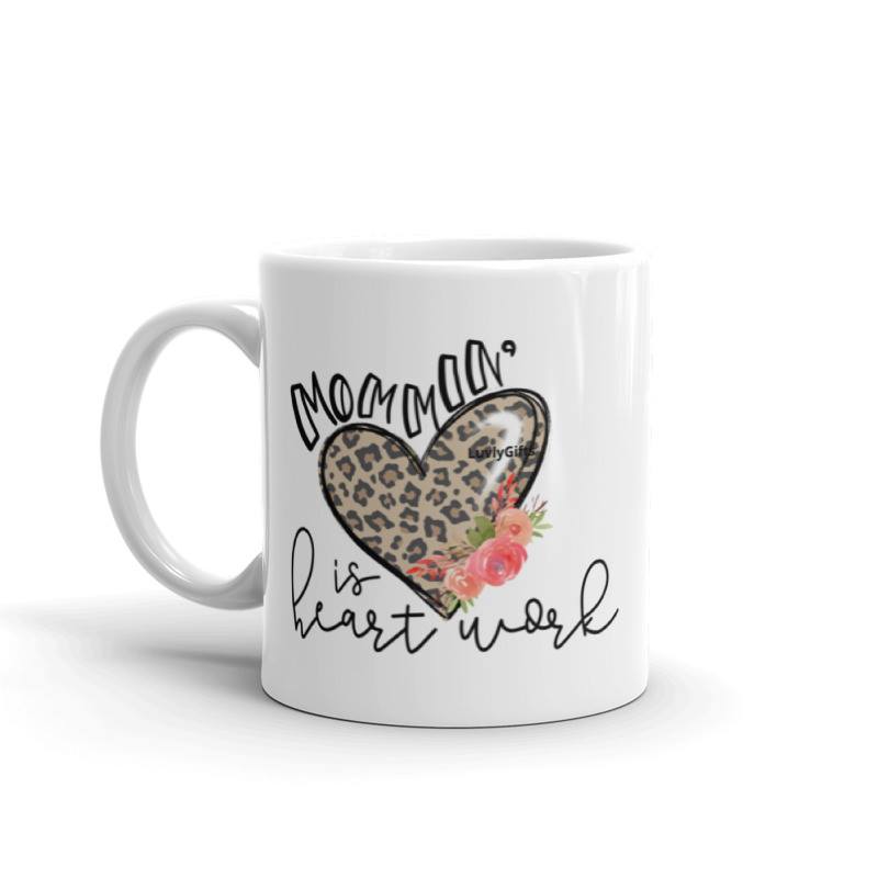 Mommin Heart Waterslide Decal