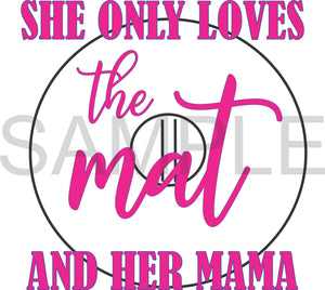 She only loves the mat and her mama wrestling sport transfer