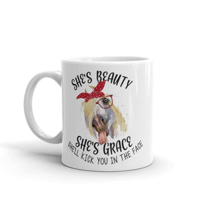 She's Beauty Horse Waterslide Decal