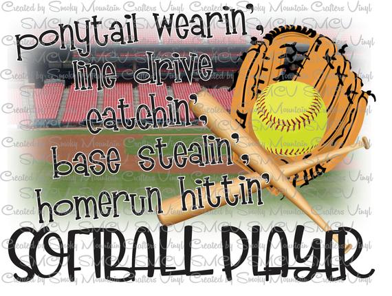 Softball player