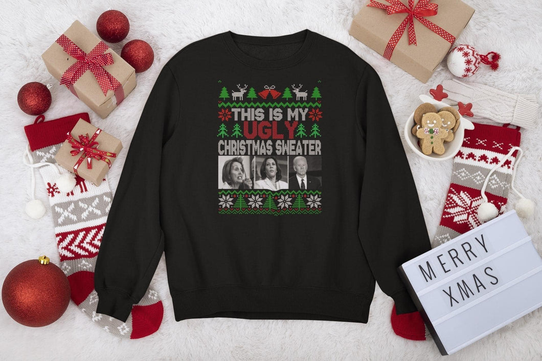 Politician ugly sweater screen print transfer RTS